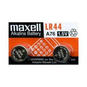 Pack de 10 uds PILA BOTON MAXELL LR44 con Tecnologí de Larga Duración