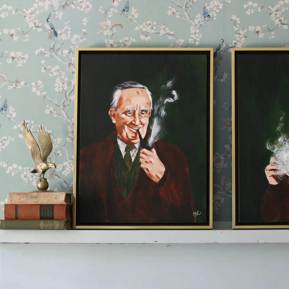 Tolkien and His Pipe | Lona