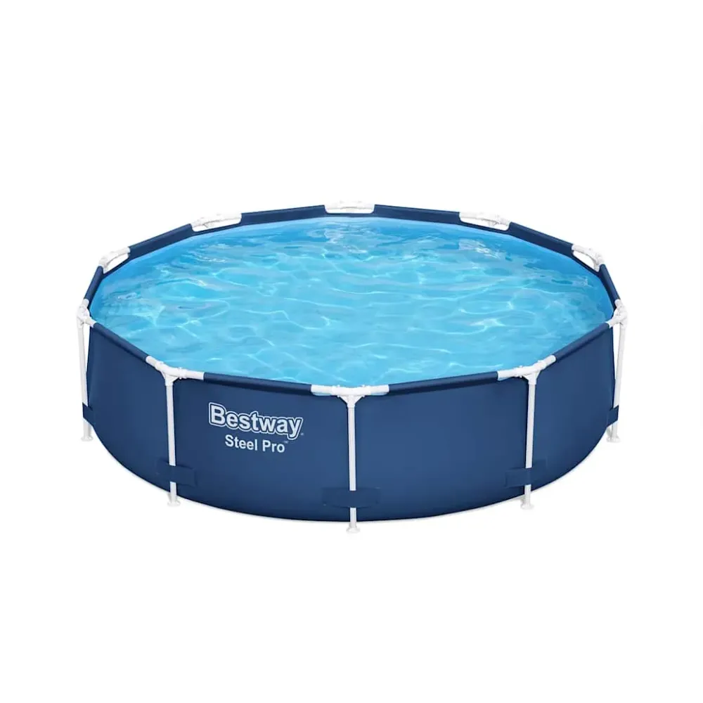 Piscina Steel Pro Bestway 4678L paredes anticorrosión azul Ø305 cm