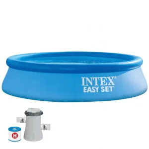 Piscina Enterrada Piscina hinchable Fácil Set INTEX con depuradora