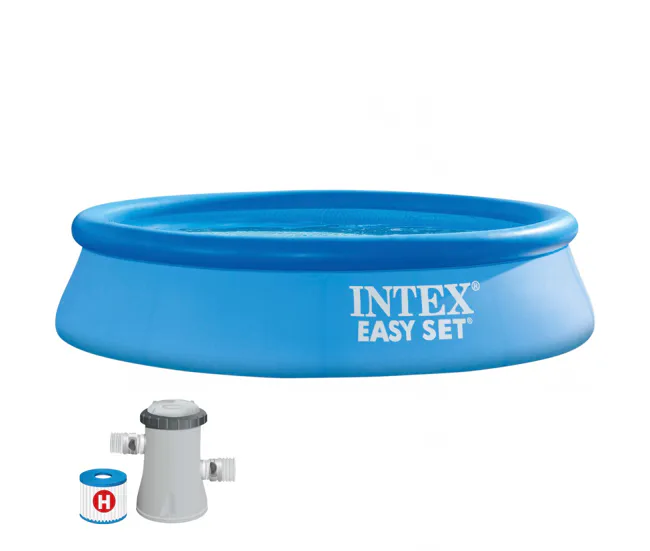 Piscina Enterrada Piscina hinchable Fácil Set INTEX con depuradora