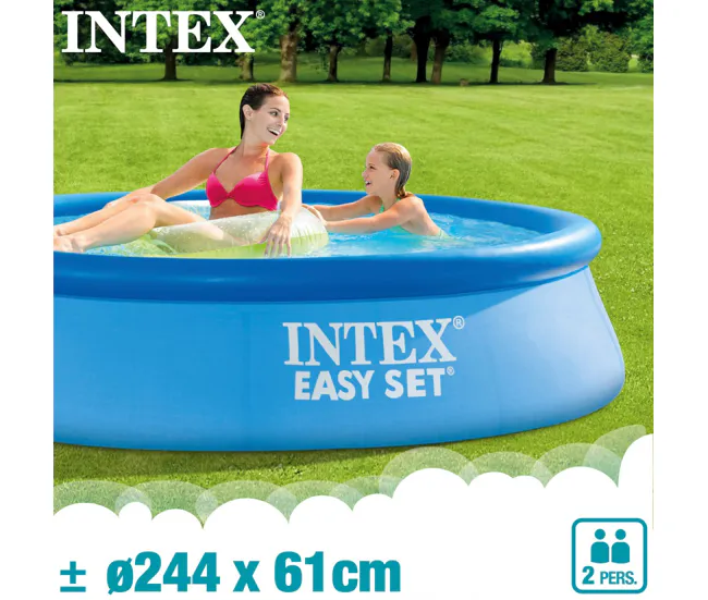Piscina Enterrada Piscina hinchable Fácil Set INTEX con depuradora
