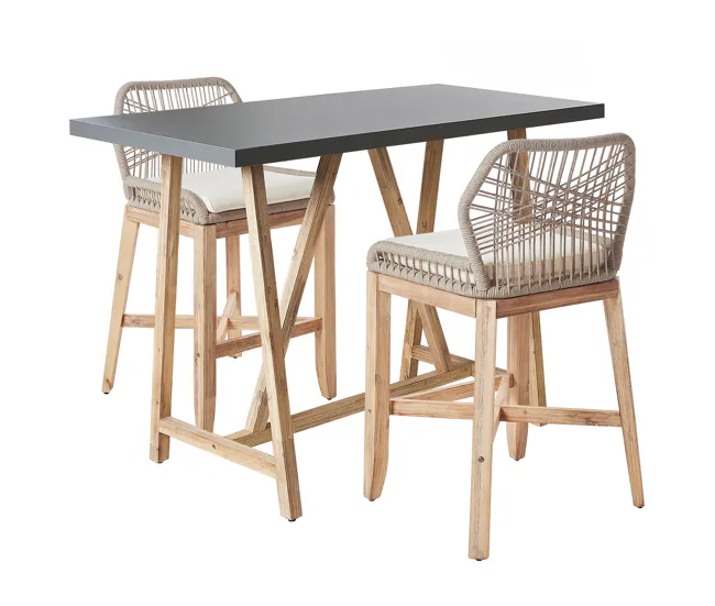 Conjunto de balcón Madera clara TALAMONE