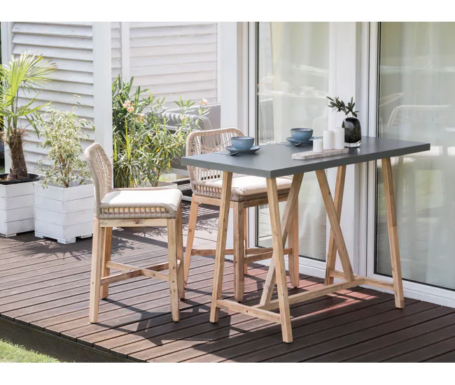 Conjunto de balcón Madera clara TALAMONE
