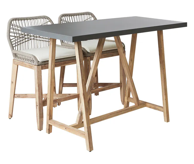 Conjunto de balcón Madera clara TALAMONE