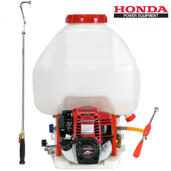 Soplete para Jardín Sulfatadora de mochila 25L. Motor Honda GX35