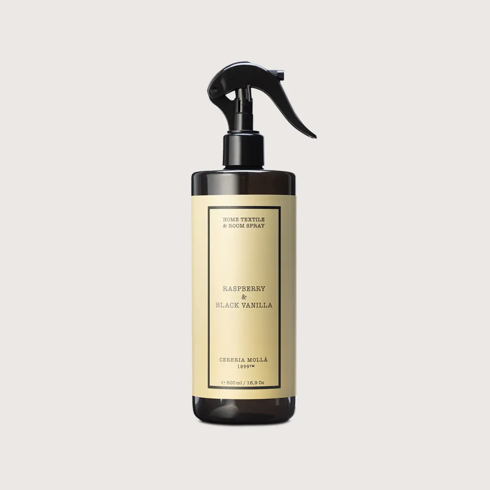 Ambientador textil Cererí Mollá Raspberry & Ébano Vanilla (500 ml)