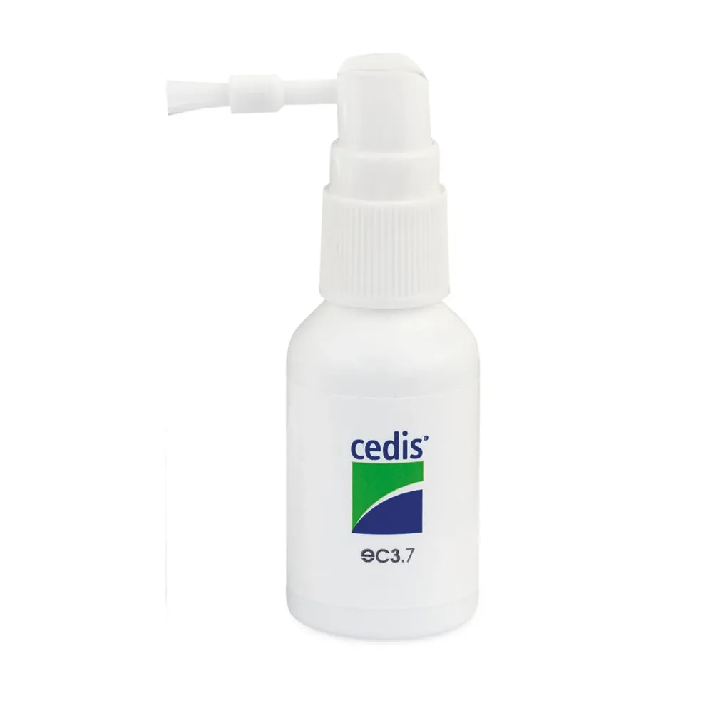 Spray de limpieza Cedis con cepillo eC3.7 (30ml) para audífonos de Soja Natural