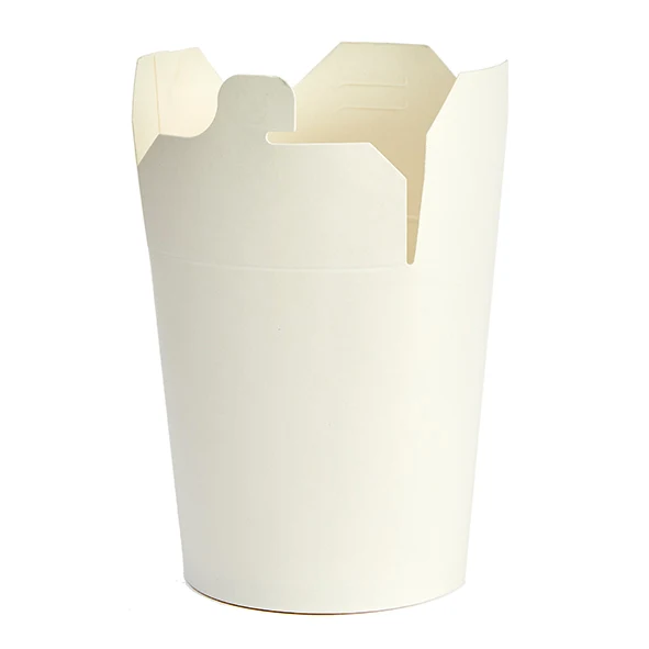 136.18 ENVASES MICROONDABLES - 480 ML 305 + 18PE G/M2 Ø8x9 CM BLANCO CARTONCILLO (450 UNID.)