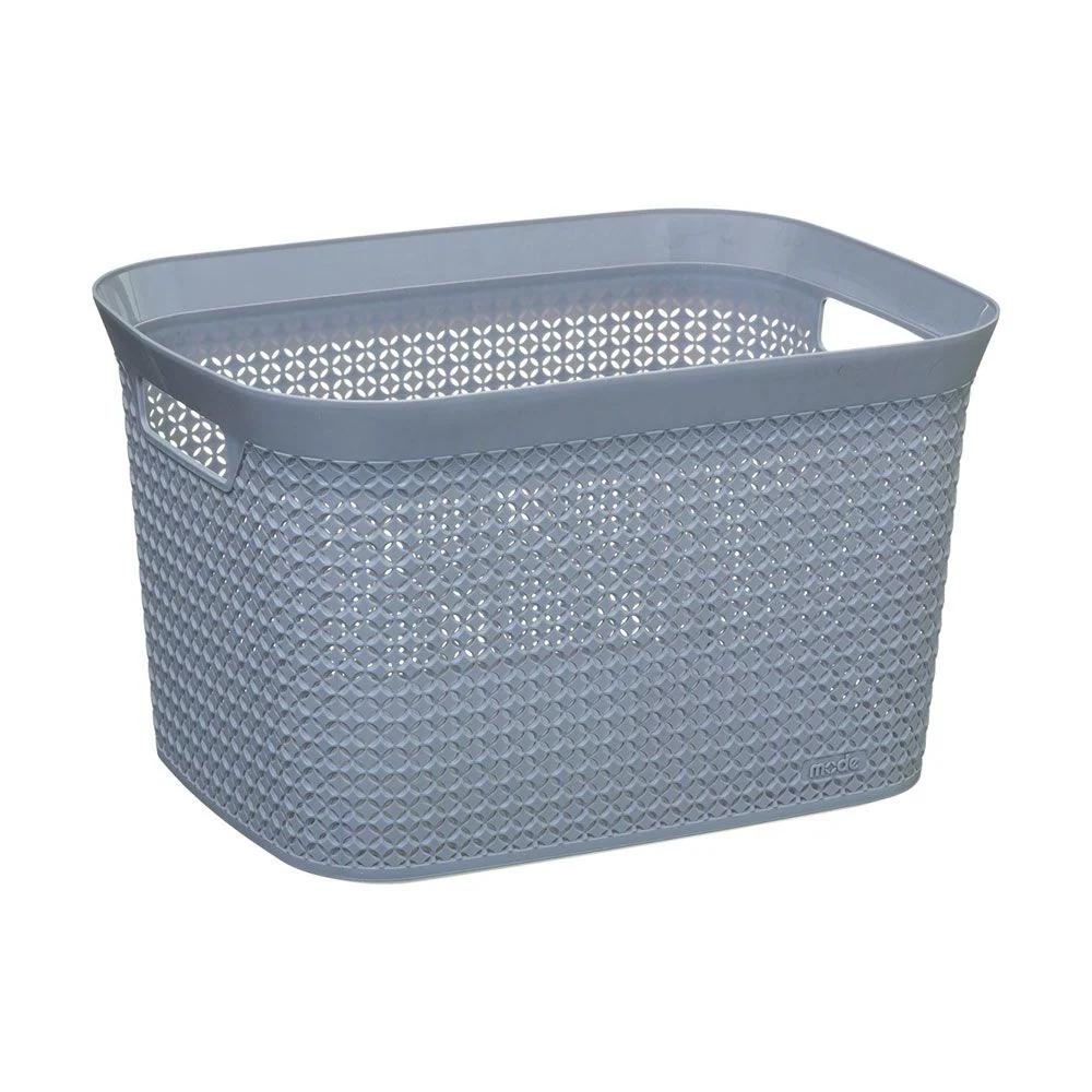 CESTO PARA ROPA 25 l, COLOR GRIS 41,5 x 31,2 x 25,7 cm 5FIVE