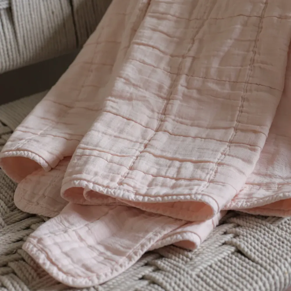 Also Home - Nora Grid Throw - Shell Fácil de Usar