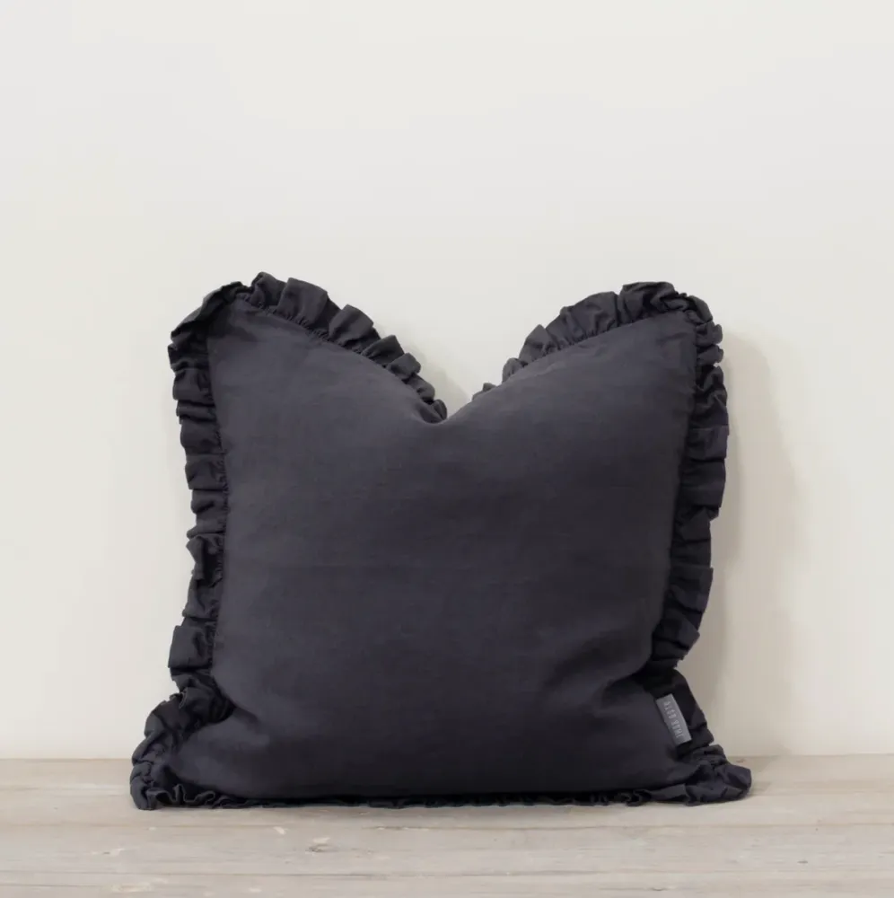 Also Home - Oli Hilo Cushion - Slate Grey