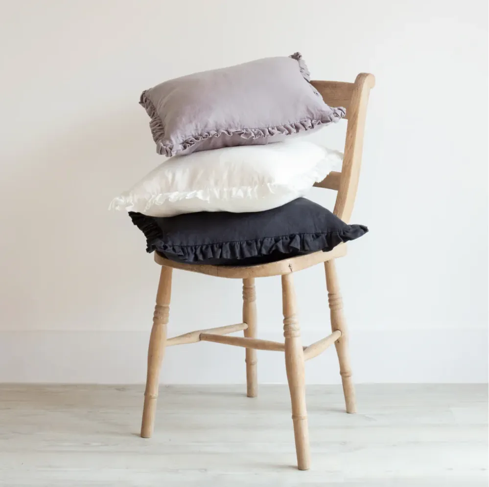 Also Home - Oli Hilo Cushion - Slate Grey