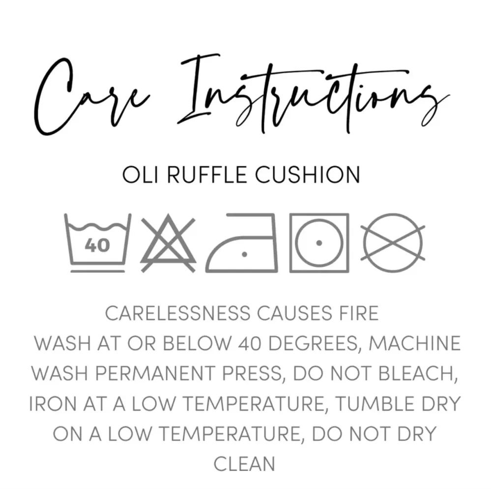 Also Home - Oli Hilo Cushion - Slate Grey