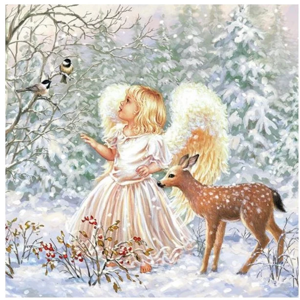 Servilleta Angel Navidad Artis Decor