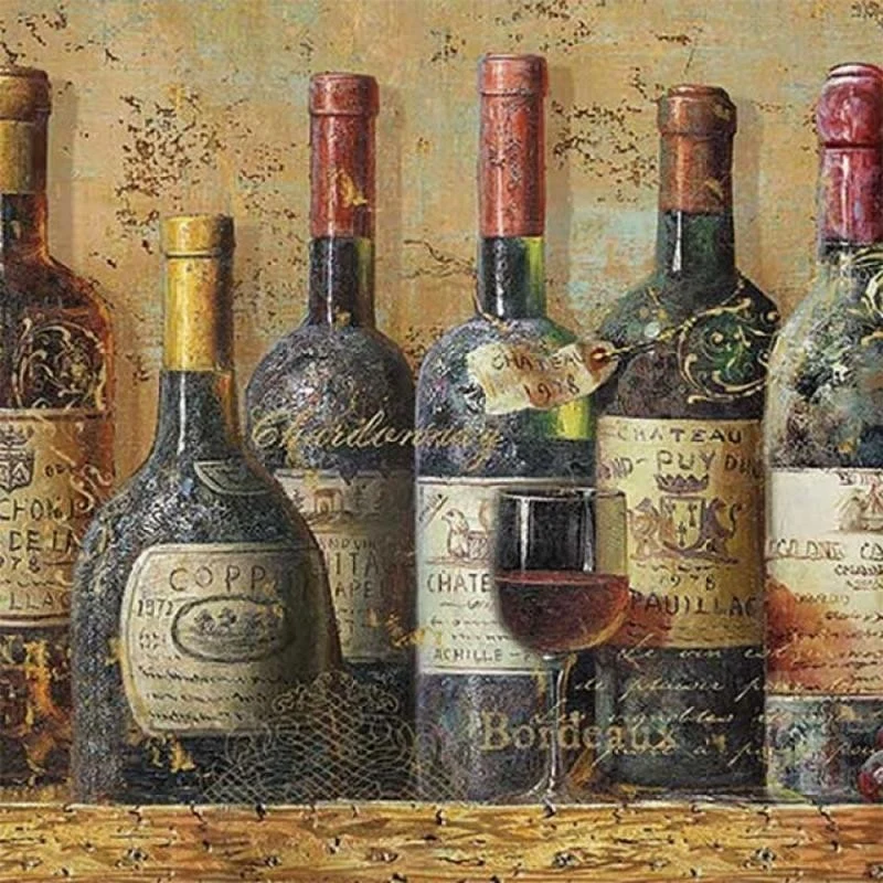 Servilleta Botellas Artis Decor