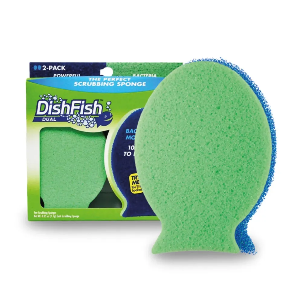 Esponja DishFish Dual 2 un. (r) aseomira