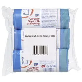BOLSAS DE BASURA ARO CON CINTA 35 L 3 PIEZAS
