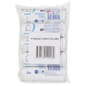 BOLSAS DE BASURA ARO 12 L 5 UNIDADES