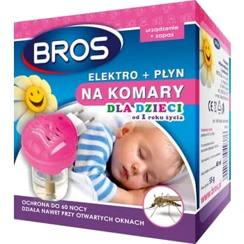 Electro + líquido para mosquitos sensible para niños Bros