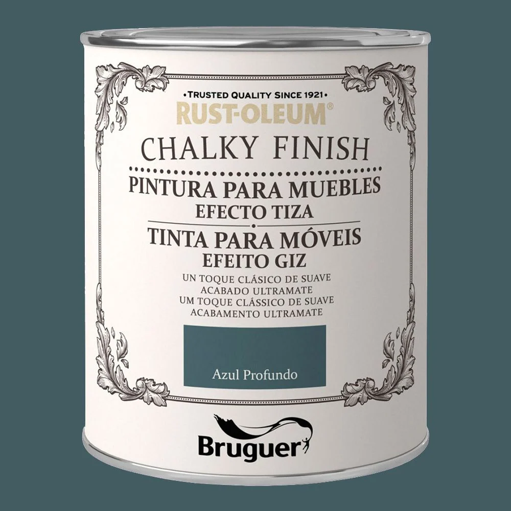 RUST-OLEUM CHALKY FINISH MUEBLES AZUL PROFUNDO 750 ml BRUGUER