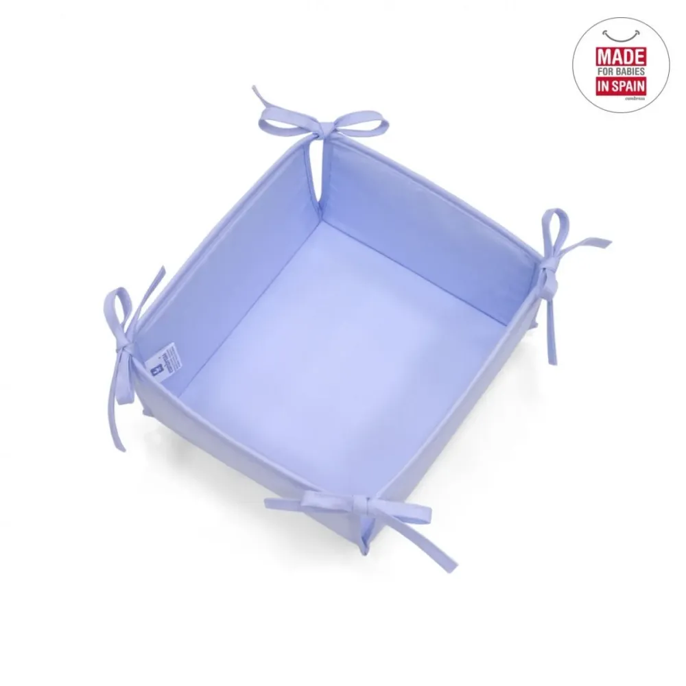 Cesta Canastilla Liso celeste CAMBRASS