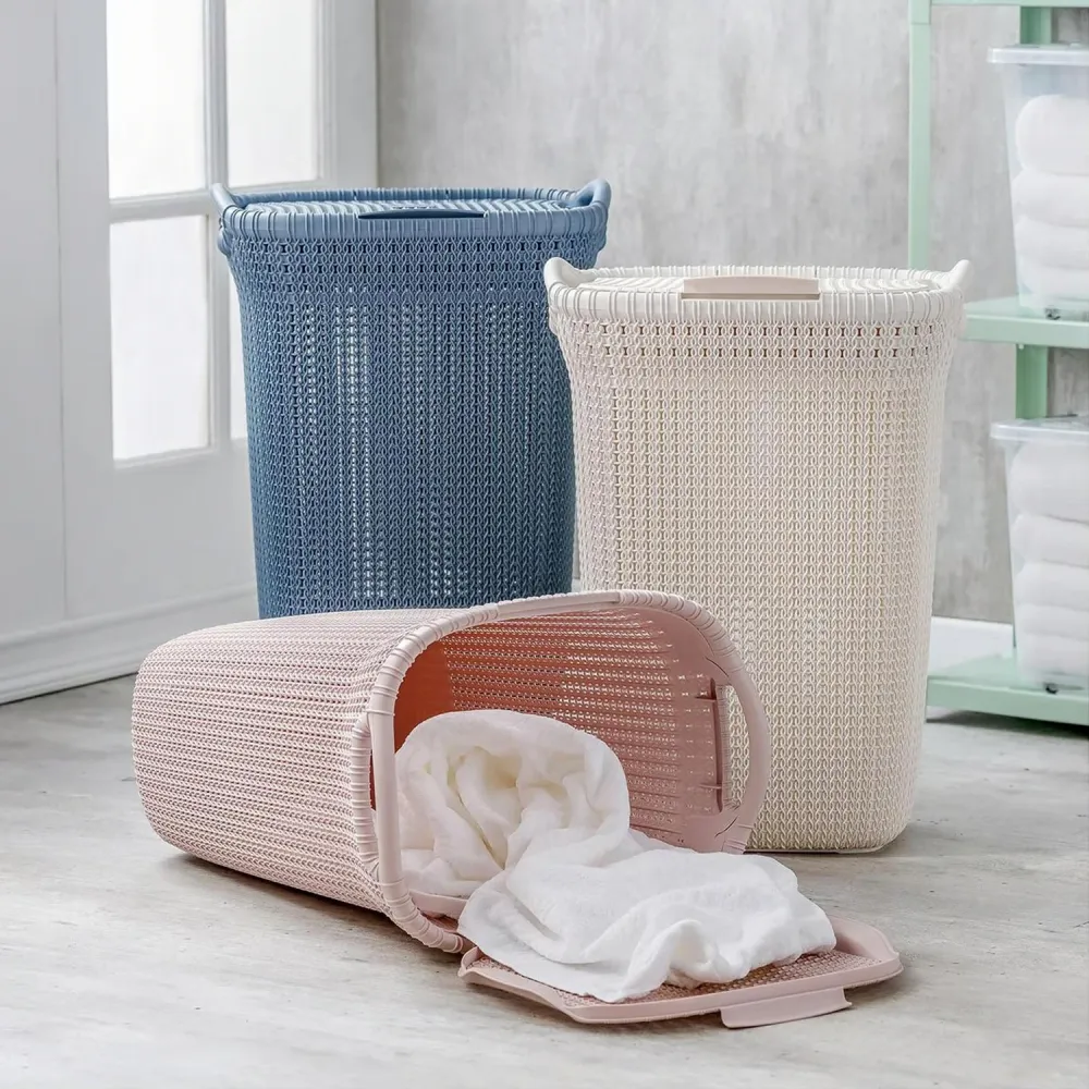 Canasto Para Ropa Rectangular Khipu Reyplast