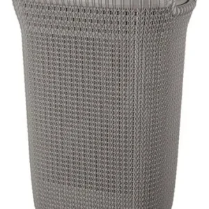 Canasto Para Ropa Rectangular Khipu. Reyplast Khipu. De Plástico X Unidad Color Gris