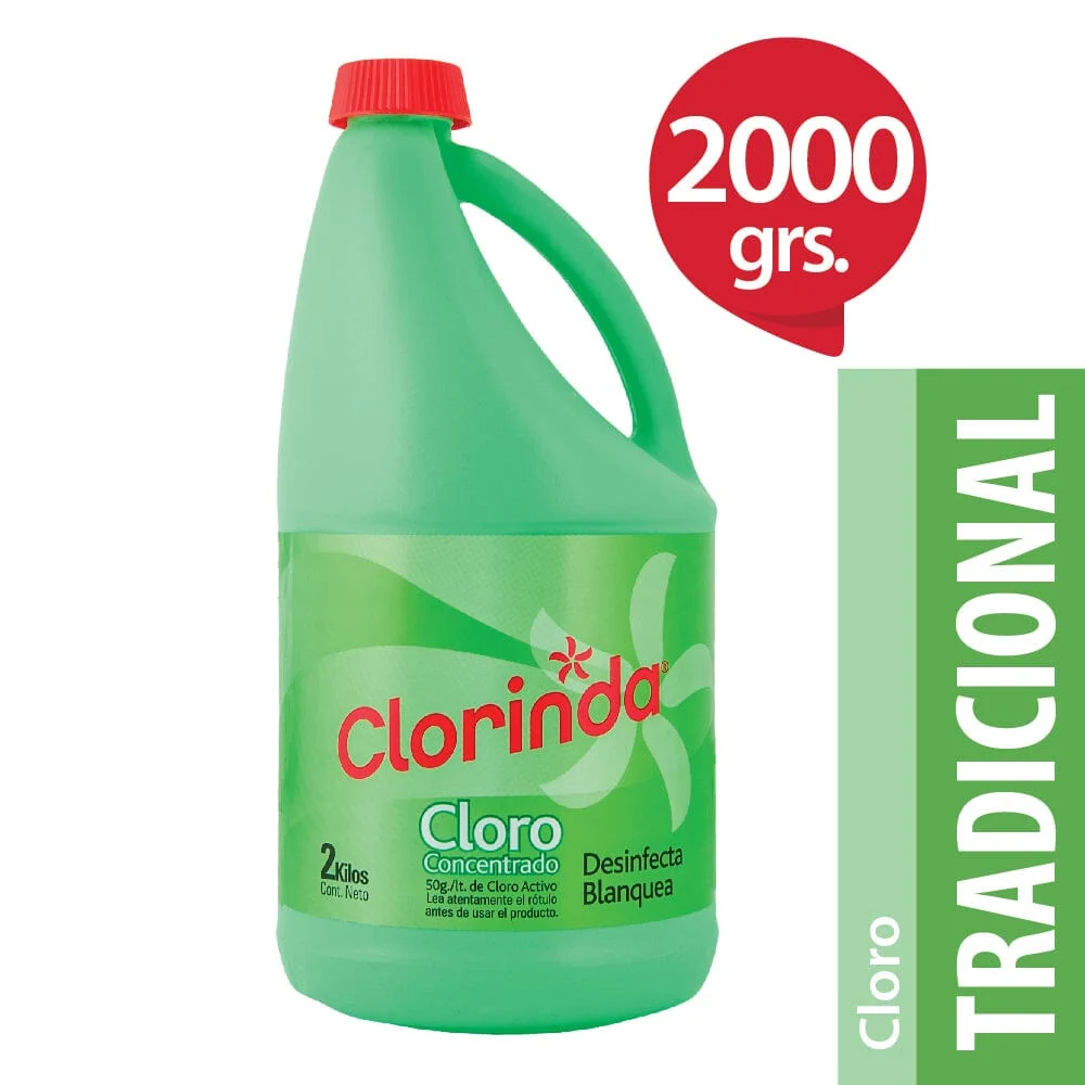 Cloro Concentrado 2 Lt CLORINDA