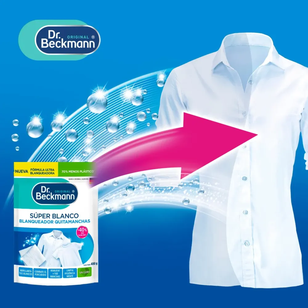 Dr. Beckmann Super Blanco Blanqueador 400 gr.