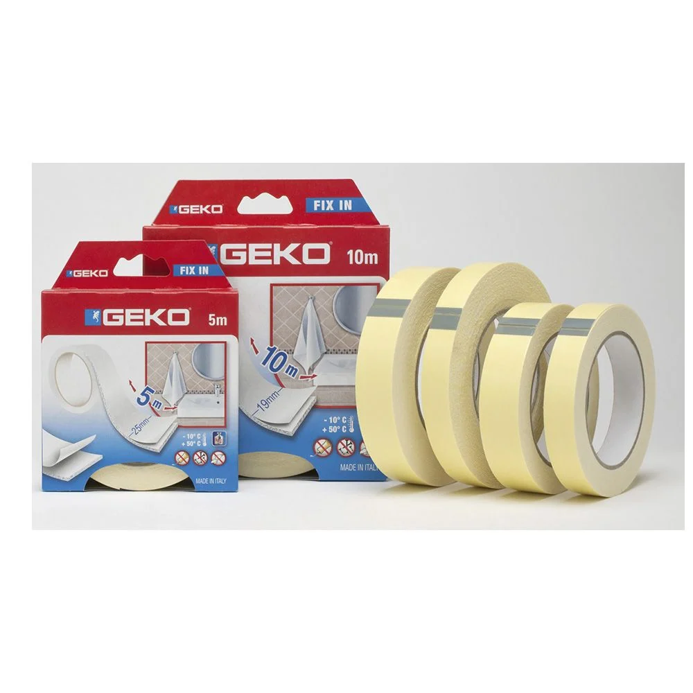 CINTA DOBLE CARA PARA INTERIORES 19 mm x 1,5 m GEKO