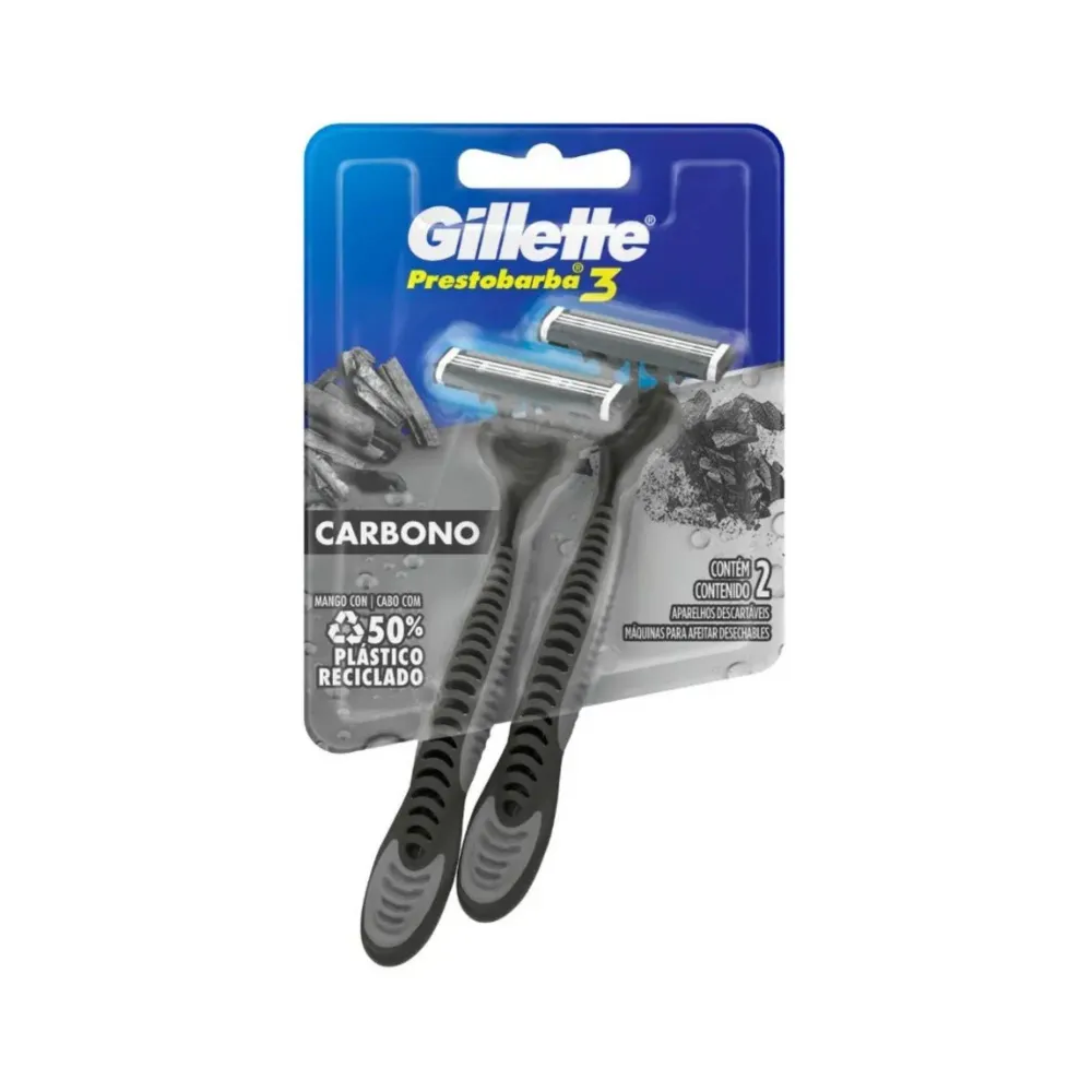 Pack Gillette Prestobarba 3 Filos Carbono