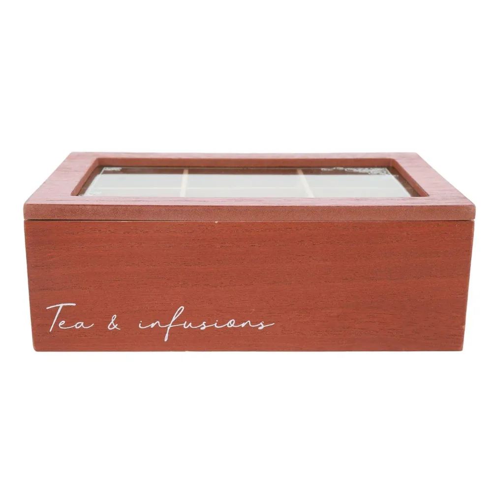 Caja De Te Madera *6 HomeWell
