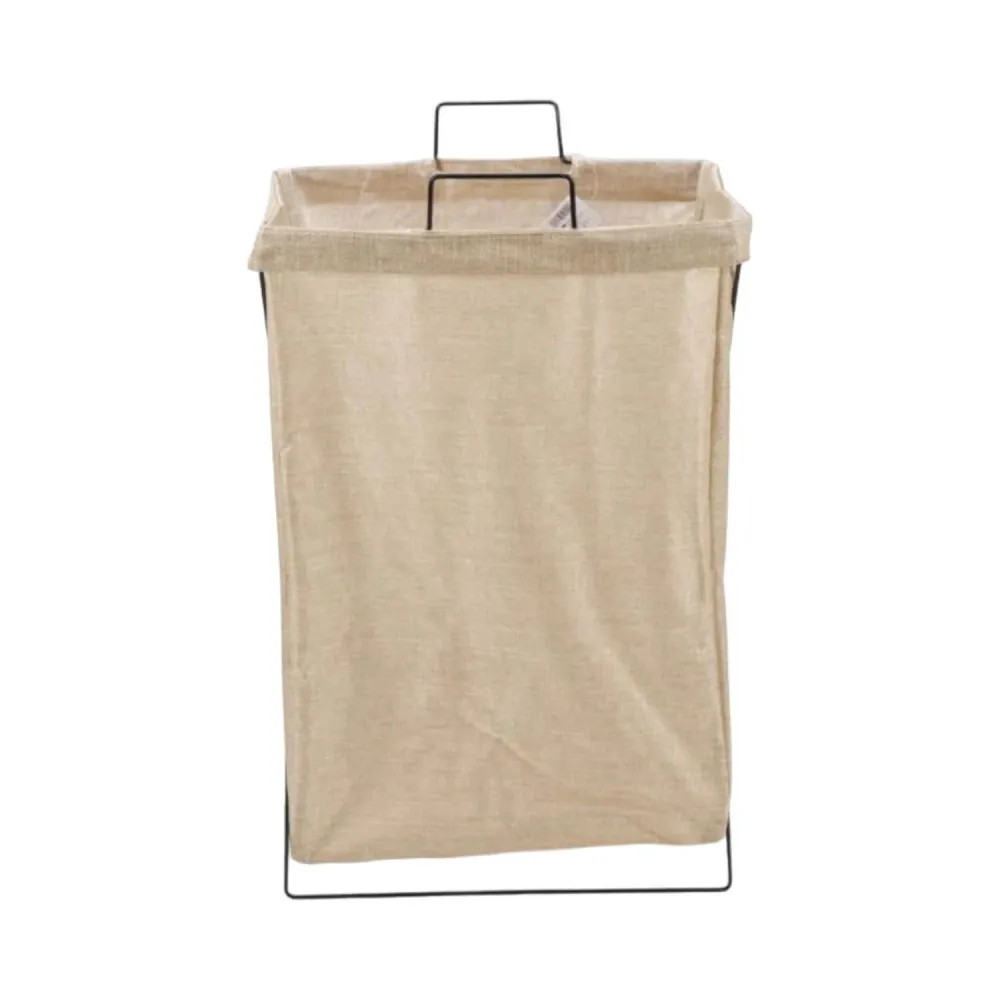 Canasto Plegable Beige 54x36x26cm HomeWell
