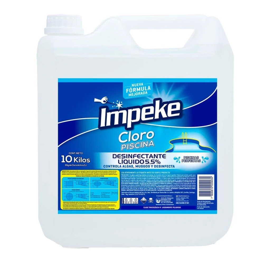 Cloro Piscina 10 Kg IMPEKE