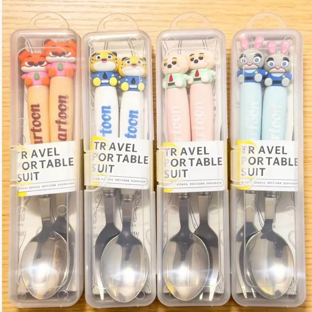 SET CUBIERTOS ANIMAL 2PCS Importacion Luna
