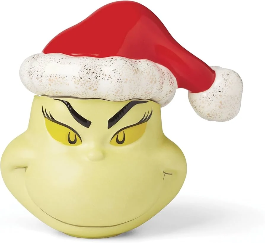 RECIPIENTE CON TAPA EN FORMA DE GRINCHMAS LENOX