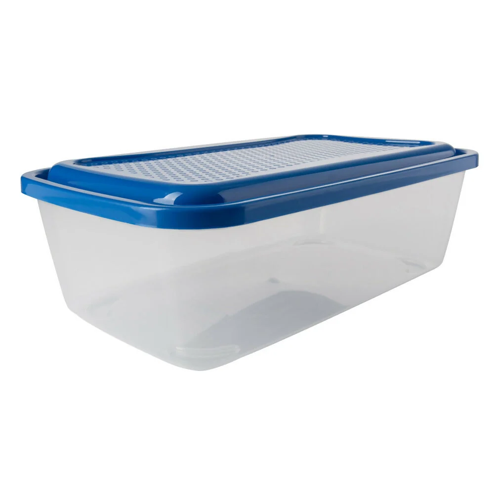 Recipiente Basico Rectangular 3L Azul Marketplace - ESTRA