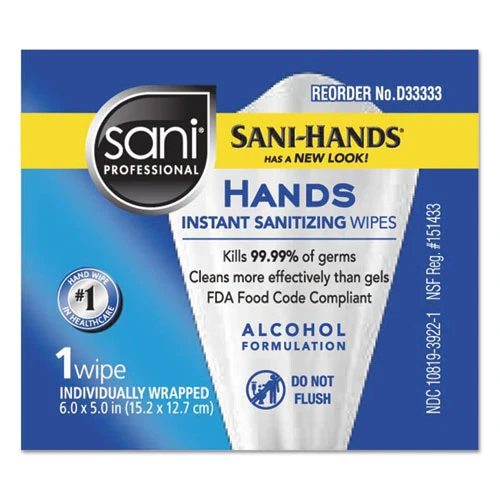 Wipes, Hand Instnt Sntzng NICEPAKPRO