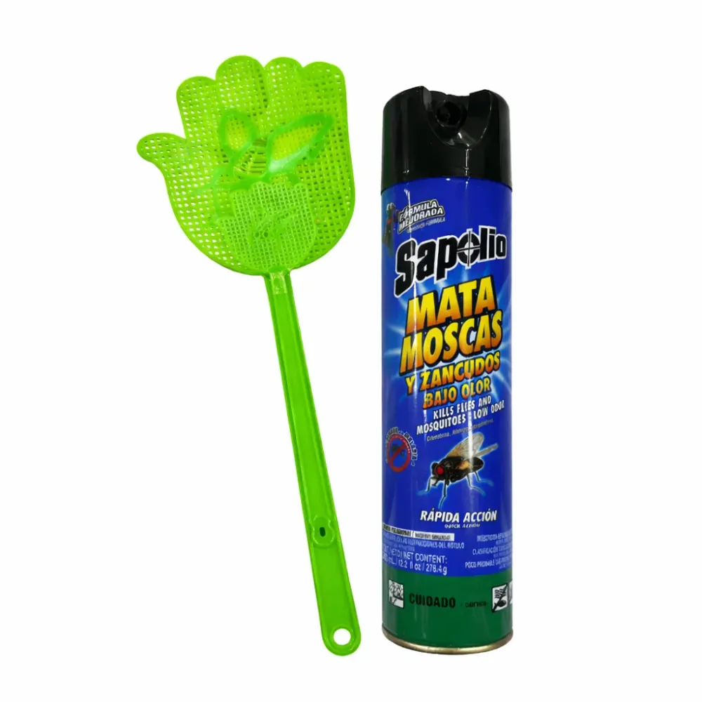 PACK MATAMOSCAS - MATAMOSCAS DE PLASTICO Y SPRAY Packs