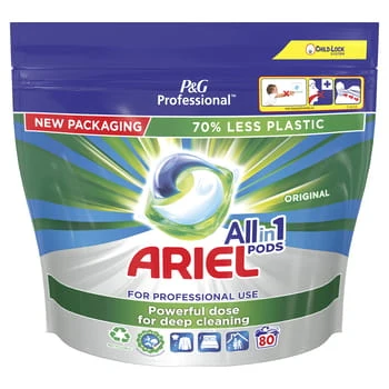 Cápsulas de lavado Ariel Professional Regular 80 unidades Procter & Gamble