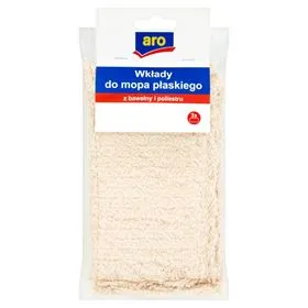 RECARGA ARO PARA MOPA PLANA DE ALGODÓN Y POLIÉSTER 3 PIEZAS