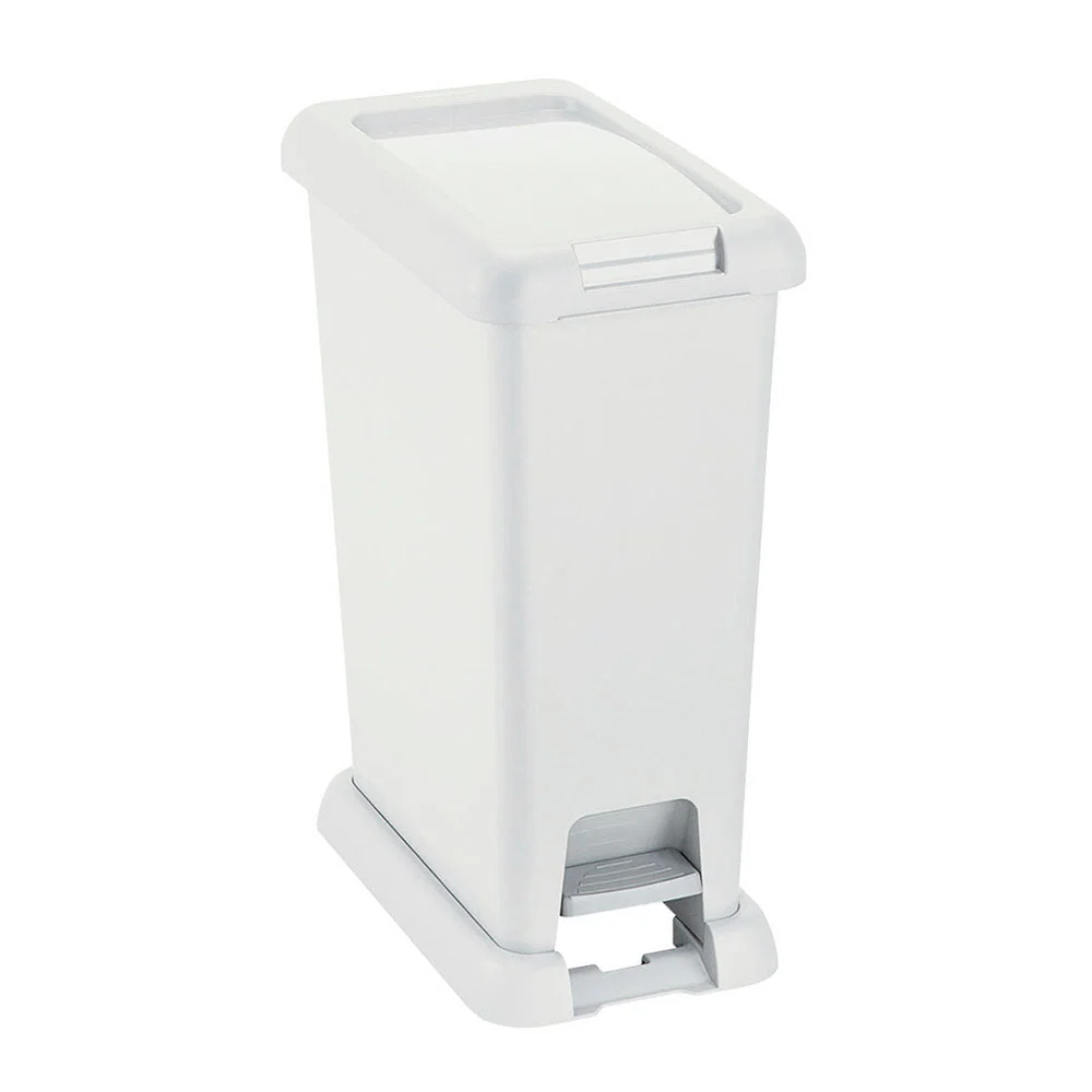 Basurero Pedal 20 Litros Blanco vm Rimax