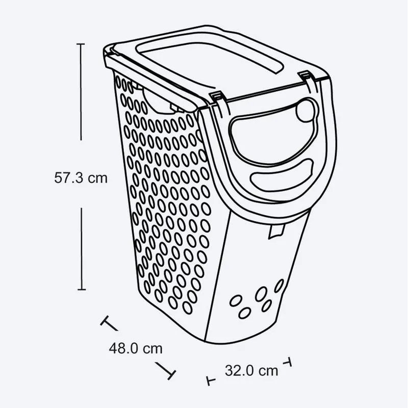 Cesta Plus para Ropa Wengue Rimax