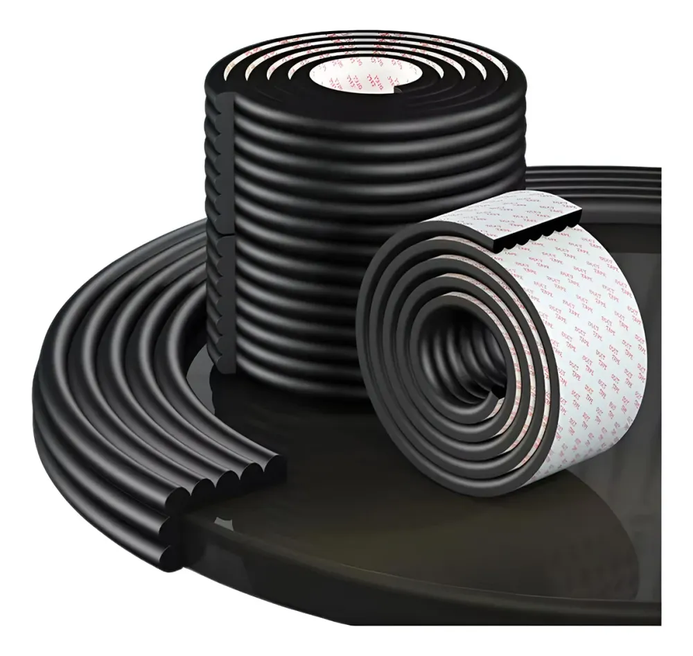 2m Rollo Protector Esquinas Bordes Esquinero Espuma Adhesivo Gris