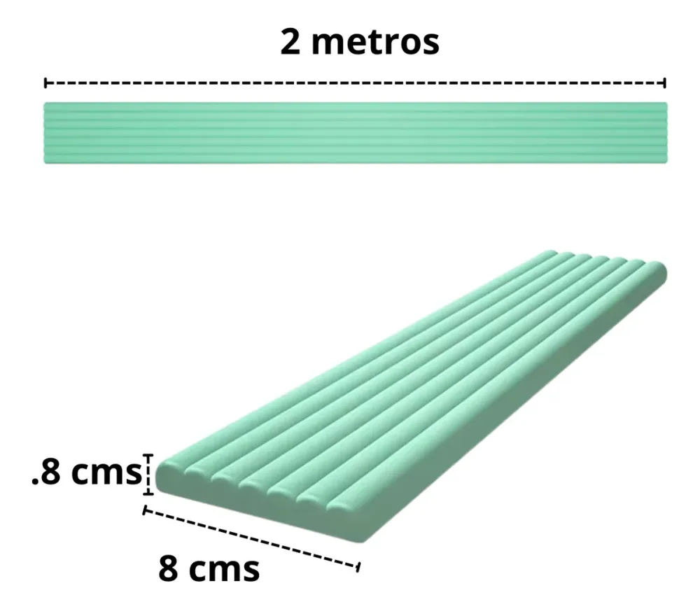 2m Rollo Protector Esquinas Bordes Esquinero Espuma Adhesivo Gris