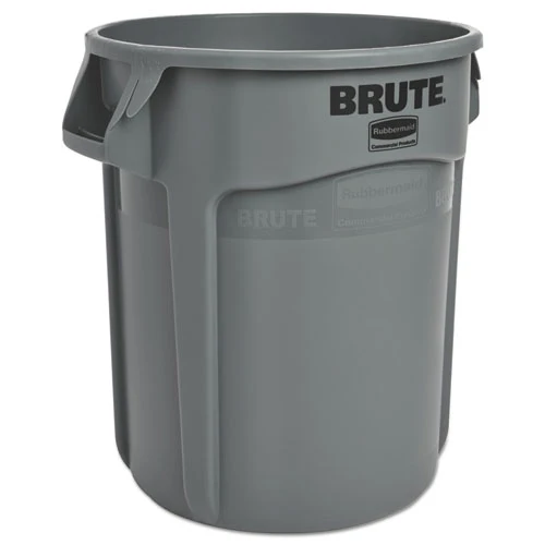 Recipiente bruto redondo ventilado, 20 gal, plástico, gris Rubbermaid® Commercial