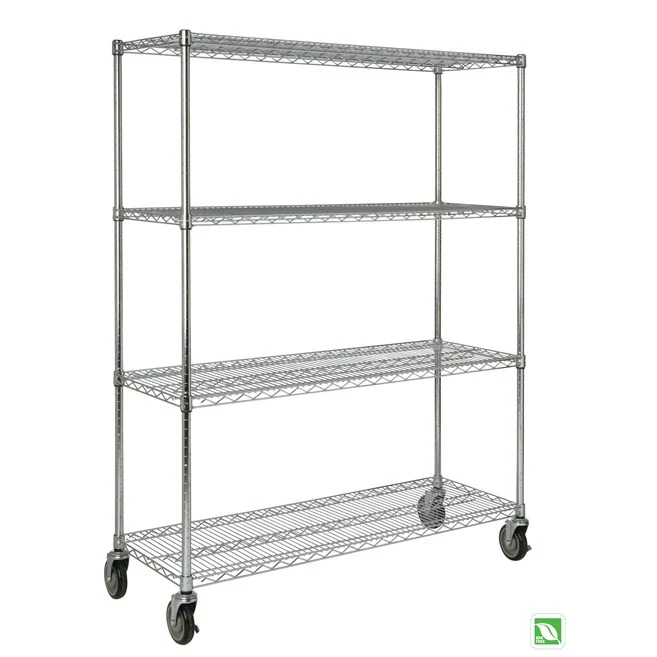 Rack Movil 4 Estantes 50" RUBBERMAID