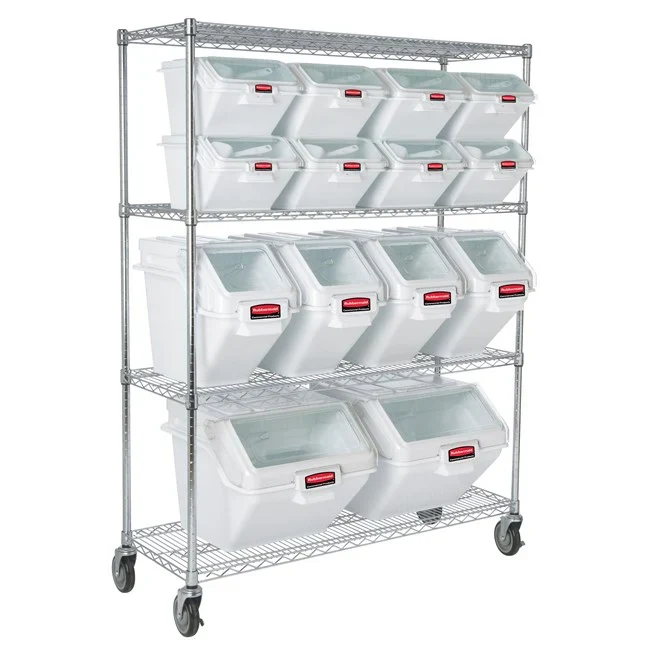 Rack Movil 4 Estantes 50" RUBBERMAID