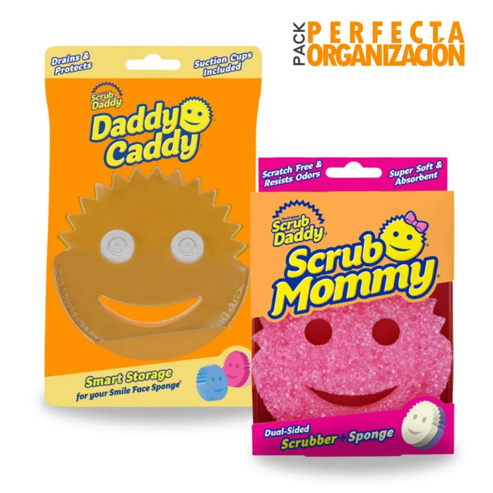 Pack Perfecta Organización Scrub Daddy